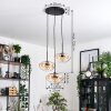 Mertola Suspension, Boule lumineuse Noir, 3 lumières