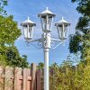 Loria Luminaire extérieur, Réverbère, Eclairage de chemin Blanc, 3 lumières