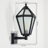 Falfosa Lampe murale d´extérieur Noir, 1 lumière