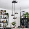 Mertola Suspension, Boule lumineuse Noir, 3 lumières