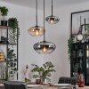 Mertola Suspension, Boule lumineuse Noir, 3 lumières