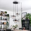 Mertola Suspension, Boule lumineuse Noir, 3 lumières