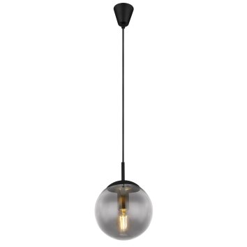 JOEL Suspension Luminaires Globo Lighting Noir, 1 lumière