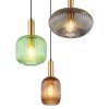 NORMY Suspension Luminaires Globo Lighting Laiton, 3 lumières