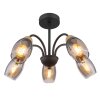 GERLY Plafonnier Luminaires Globo Lighting Noir, 5 lumières