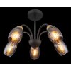 GERLY Plafonnier Luminaires Globo Lighting Noir, 5 lumières