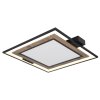 GABALDO Plafonnier Luminaires Globo Lighting LED Couleur bois, Noir, Blanc, 1 lumière