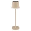 Lampe de table d'extérieur, Lampe solaire Luminaires Globo Lighting LED Sable, Blanc, 1 lumière