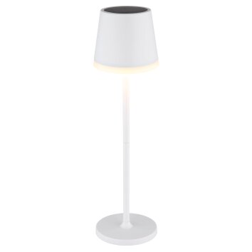 SOLAR Lampe de table d'extérieur, Lampe solaire Luminaires Globo Lighting LED Blanc, 1 lumière