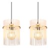 Gorley Suspension Luminaires Globo Lighting Or, 4 lumières