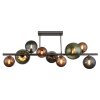 Riha Plafonnier Luminaires Globo Lighting Gris, 9 lumières