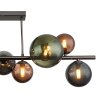 Riha Plafonnier Luminaires Globo Lighting Gris, 9 lumières