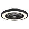 Blizzak Ventilateur de plafond lumineux Luminaires Globo Lighting LED Noir, 1 lumière, Télécommandes