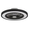 Blizzak Ventilateur de plafond lumineux Luminaires Globo Lighting LED Noir, 1 lumière, Télécommandes