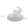 Beliz Ventilateur de plafond lumineux Luminaires Globo Lighting LED Blanc, 1 lumière, Télécommandes