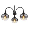 Maxy Suspension Luminaires Globo Lighting Noir, 3 lumières