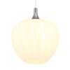 Maxy Suspension Luminaires Globo Lighting Chrome, Blanc, 1 lumière