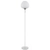 Maxy Lampadaire Luminaires Globo Lighting Chrome, Blanc, 1 lumière