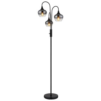 Maxy Lampadaire Luminaires Globo Lighting Noir, 3 lumières