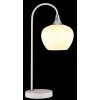 Maxy Lampe à poser Luminaires Globo Lighting Chrome, Blanc, 1 lumière