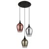 Lavus Suspension Luminaires Globo Lighting Noir, 3 lumières