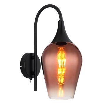 Lavus Applique murale Luminaires Globo Lighting Noir, 1 lumière