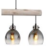 Ryan Suspension Luminaires Globo Lighting Écru, Noir, 4 lumières