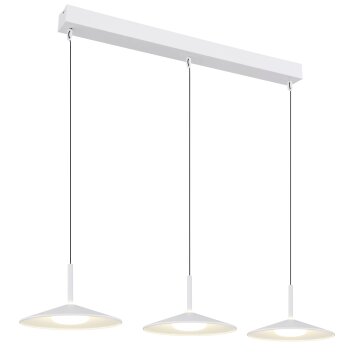 Lampone Suspension Luminaires Globo Lighting LED Blanc, 1 lumière