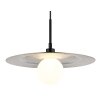 Riga Suspension Luminaires Globo Lighting Noir, 1 lumière