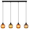 Zumba Suspension Luminaires Globo Lighting Noir, 4 lumières