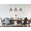 Baku Suspension Luminaires Globo Lighting Noir, 3 lumières