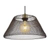 Baku Suspension Luminaires Globo Lighting Noir, 1 lumière