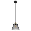 Baku Suspension Luminaires Globo Lighting Noir, 1 lumière