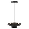 Carter Suspension Luminaires Globo Lighting LED Noir, 1 lumière