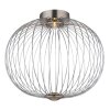 Galway Plafonnier Luminaires Globo Lighting LED Nickel mat, 1 lumière