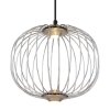 Galway Suspension Luminaires Globo Lighting LED Nickel mat, 1 lumière