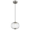 Galway Suspension Luminaires Globo Lighting LED Nickel mat, 1 lumière