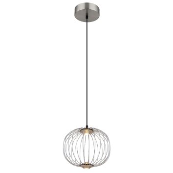 Galway Suspension Luminaires Globo Lighting LED Nickel mat, 1 lumière