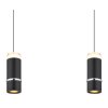 Alvarado Suspension Luminaires Globo Lighting LED Noir, 1 lumière