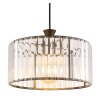 Jordana Suspension Luminaires Globo Lighting Noir, 1 lumière