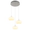 Quintara Suspension Luminaires Globo Lighting LED Nickel mat, 1 lumière