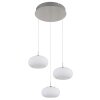 Quintara Suspension Luminaires Globo Lighting LED Nickel mat, 1 lumière