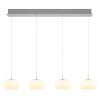 Quintara Suspension Luminaires Globo Lighting LED Nickel mat, 1 lumière