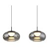 Quintara Suspension Luminaires Globo Lighting LED Noir, 1 lumière