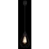 Zachary Suspension Luminaires Globo Lighting Noir, 1 lumière