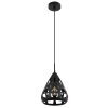 Hassan Suspension Luminaires Globo Lighting Noir, 1 lumière