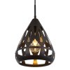 Hassan Suspension Luminaires Globo Lighting Noir, 1 lumière