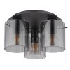 Tulivar Plafonnier Luminaires Globo Lighting Gris, 3 lumières