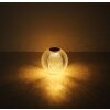 Aida Lampe à poser Luminaires Globo Lighting LED Nickel mat, Transparent, 1 lumière