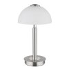 Uldin Lampe à poser Luminaires Globo Lighting LED Chrome, Nickel mat, 1 lumière